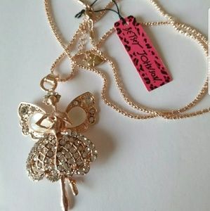 Nwt Betsey Johnson Beautiful Fairy Necklace!!!
